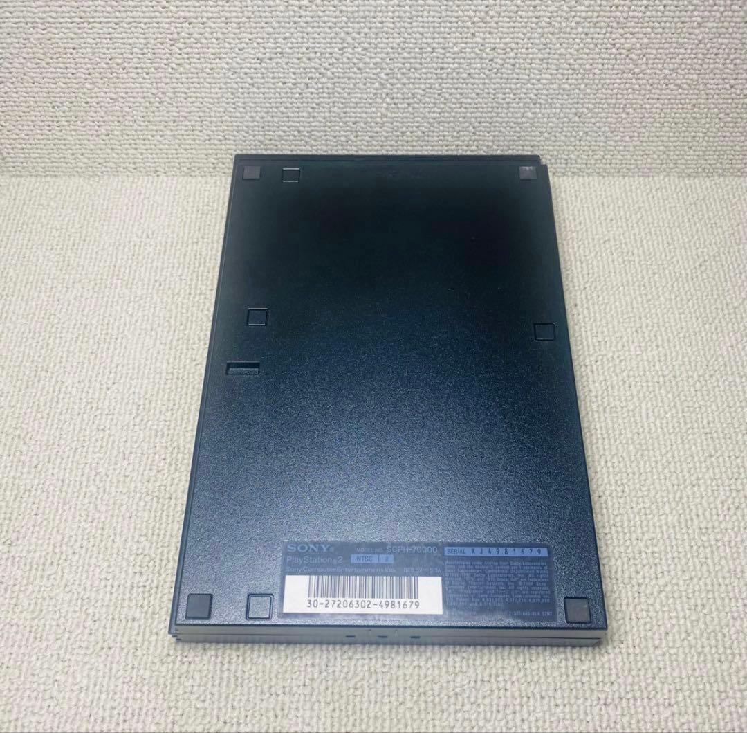 【動作良好】SONY ps2 70000 本体 すぐご利用可能 薄型 プレステ2