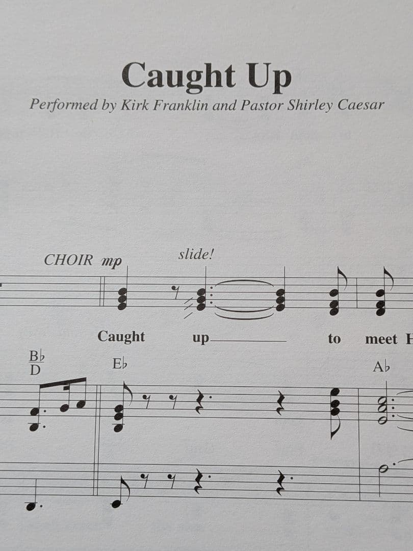 The Rebirth of Kirk Franklin ピアノ弾き語り　楽譜