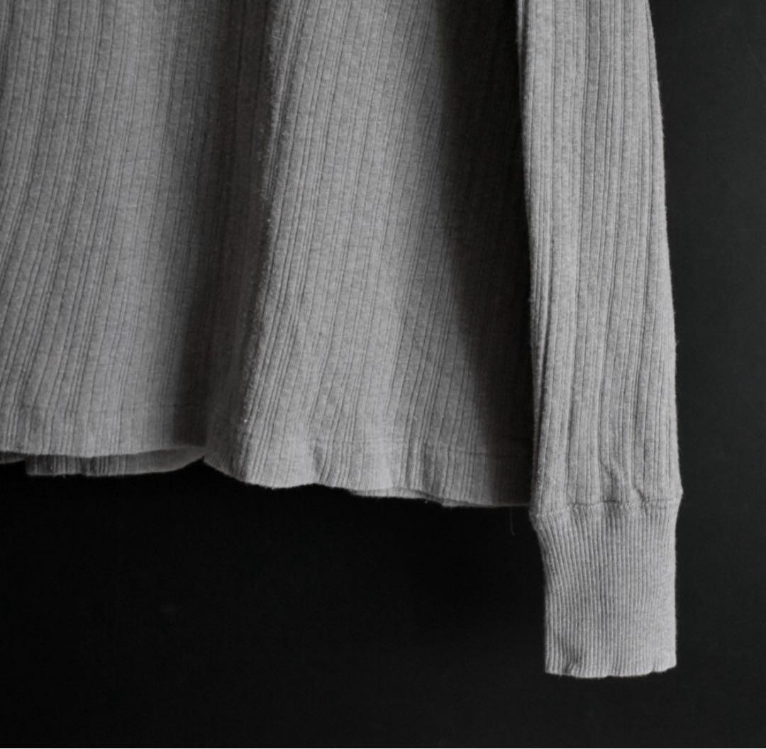 90's Y's for men リブ編み 長袖 カットソー ワイズフォーメン