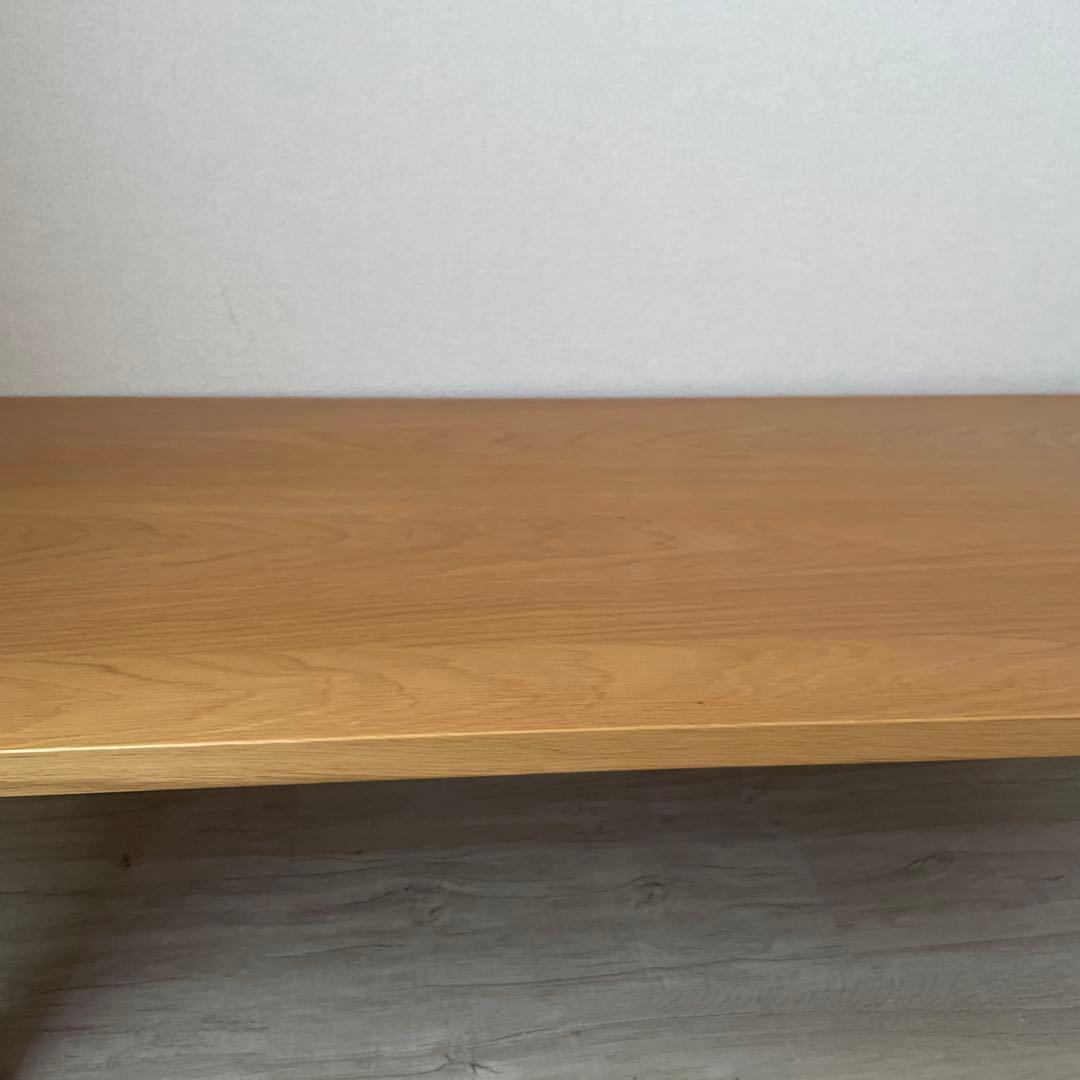 無印良品　木製テーブル天板オーク材120×60 脚4本組み　高さ35cm