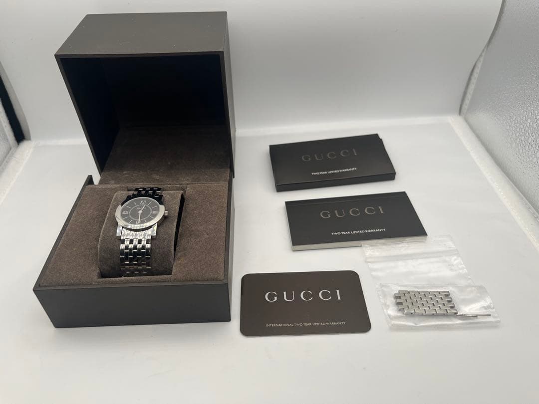 GUCCI グッチ 5200L.1 SS ブラック文字盤 レディース　稼働