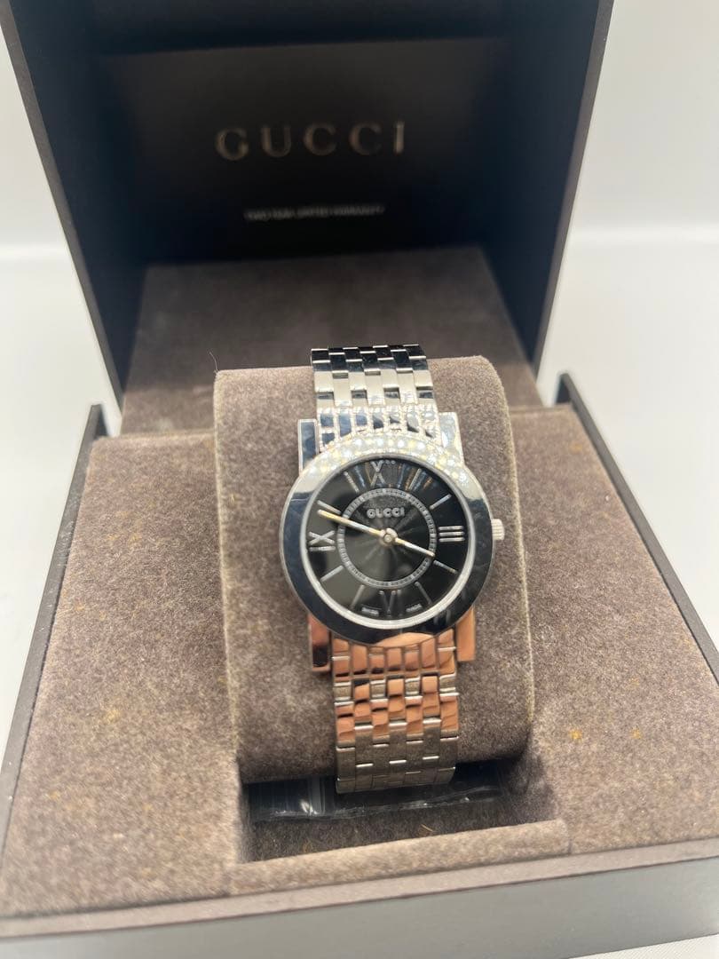 GUCCI グッチ 5200L.1 SS ブラック文字盤 レディース　稼働