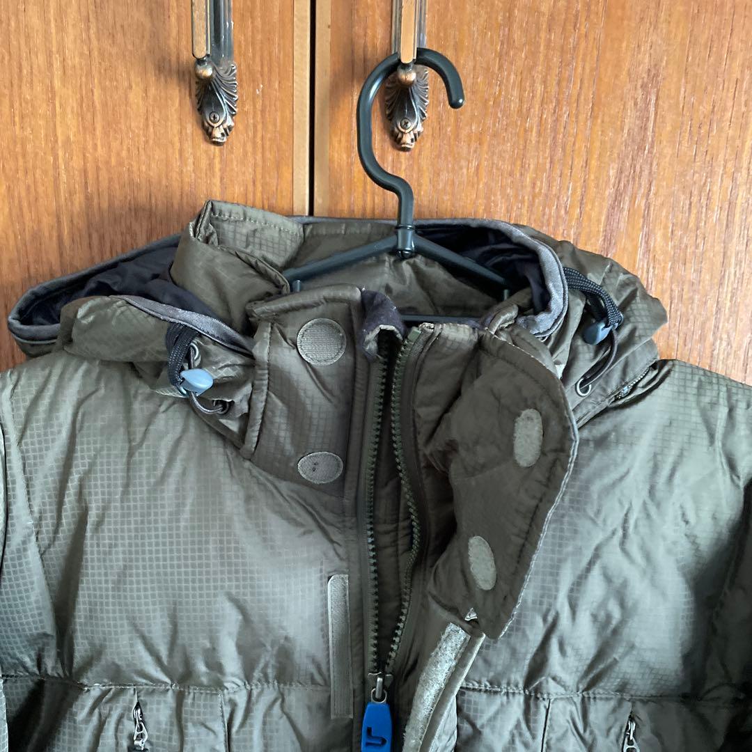 スノーボードウェア ブルーブラッド ダウンジャケット フード付き