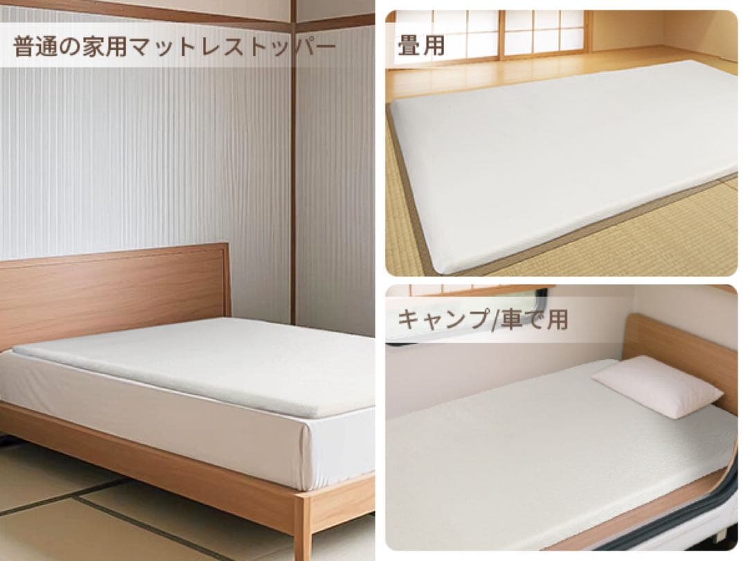 新品　高反発　マットレス　セミダブル　180N 柔らか　ホワイト　厚さ5cm