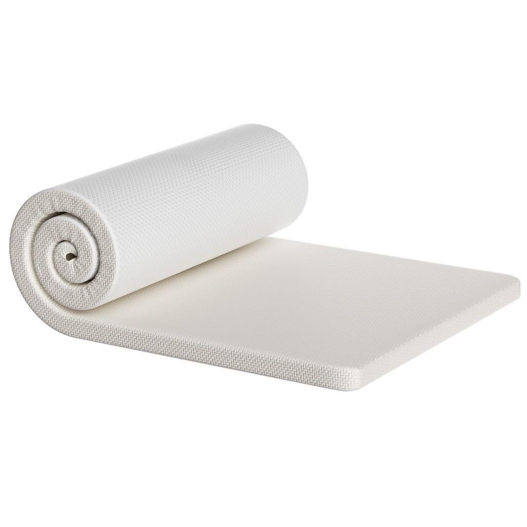 新品　高反発　マットレス　セミダブル　180N 柔らか　ホワイト　厚さ5cm