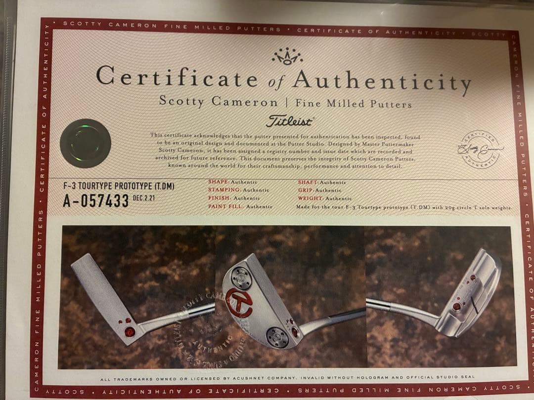 スコッティキャメロンサークルT 34インチ