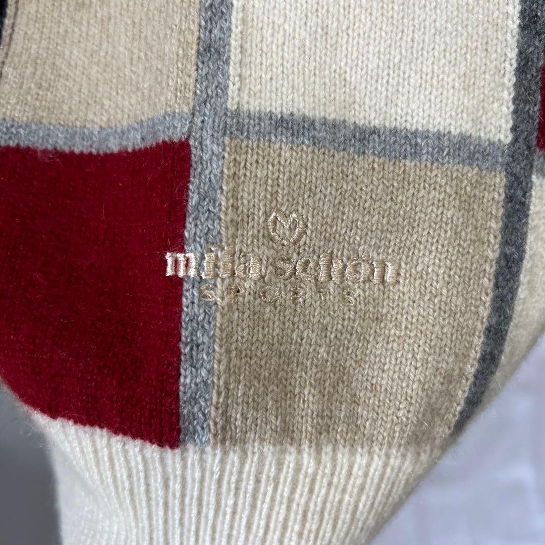《カシミヤ100%》Mila schön sportsミラショーン　長袖ニット