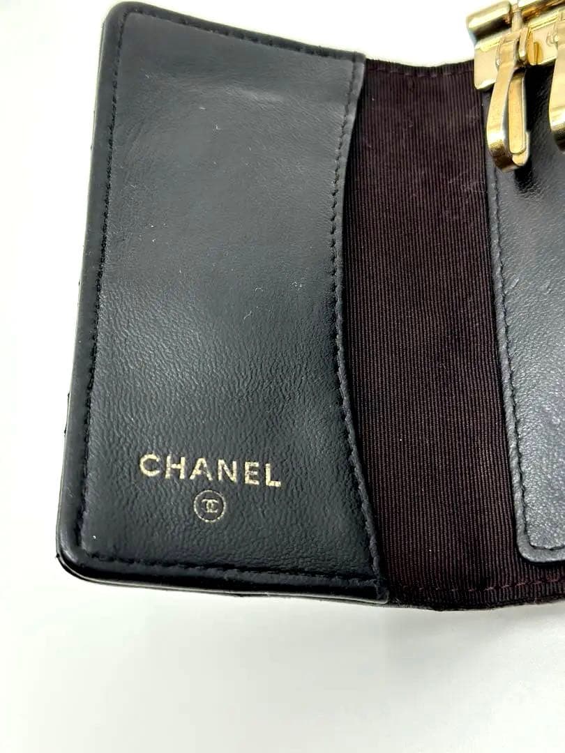 【美品】CHANEL マトラッセ　4連キーケース　25番台（311-45)