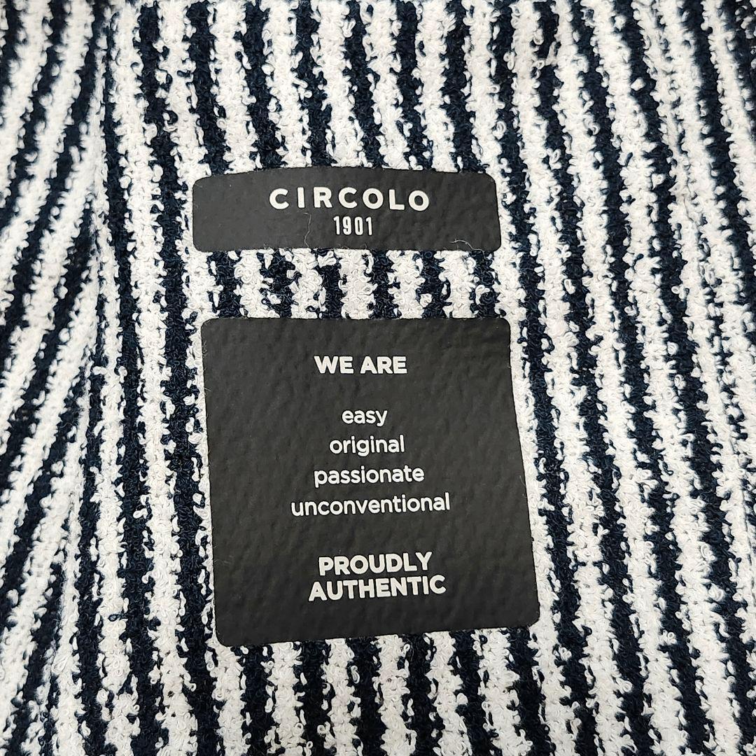 美品/25SS☆チルコロ1901　コットンポリブークレジャージーシャツジャケット