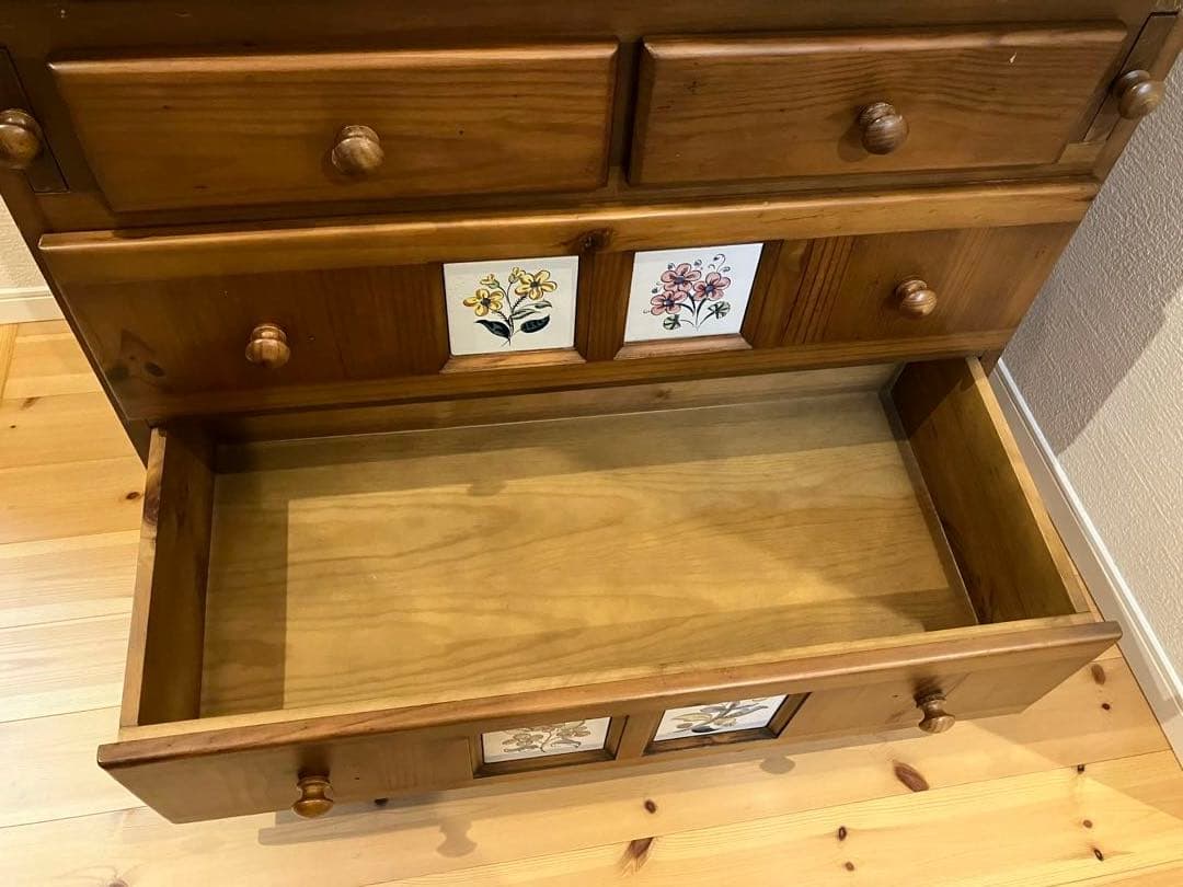 A2A71■タイル貼りライティングビューロー ライティングデスク