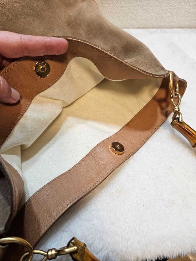 GUCCI ヴィンテージ バンブースエード