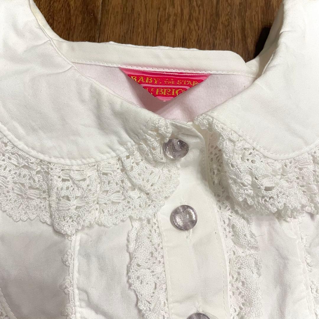 baby パステルカラー丸衿プルオーバー　ラベンダー