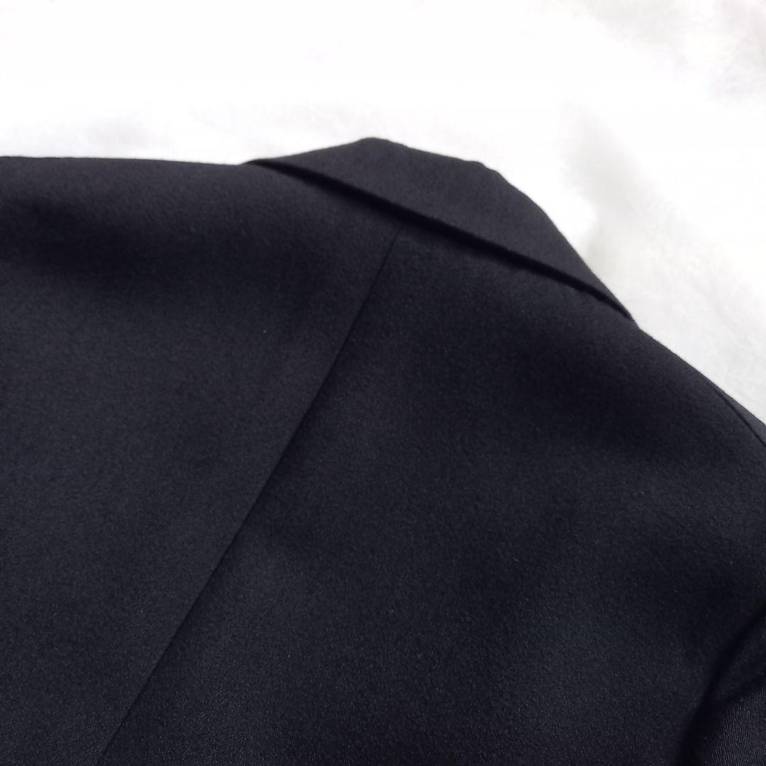 タグ付き替えボタン付未使用　パールコート　マディソンブルー　黒　オケージョン