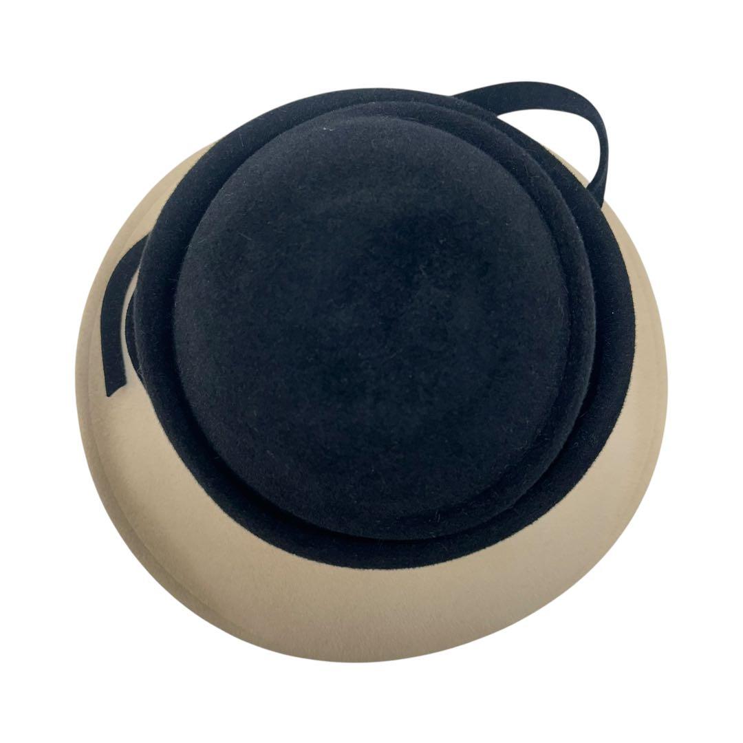 maxim リボン付きハット　兎毛