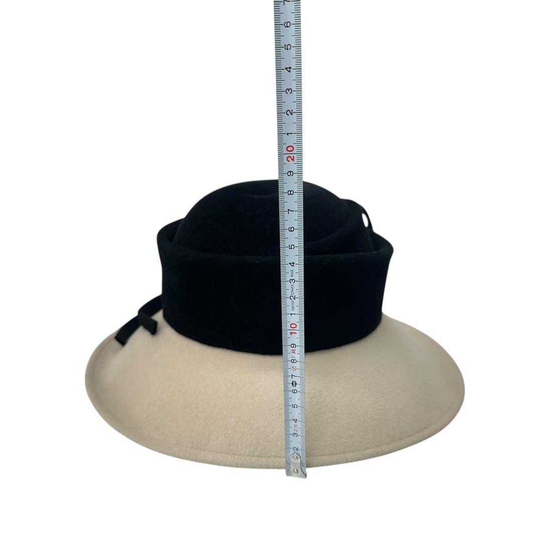 maxim リボン付きハット　兎毛