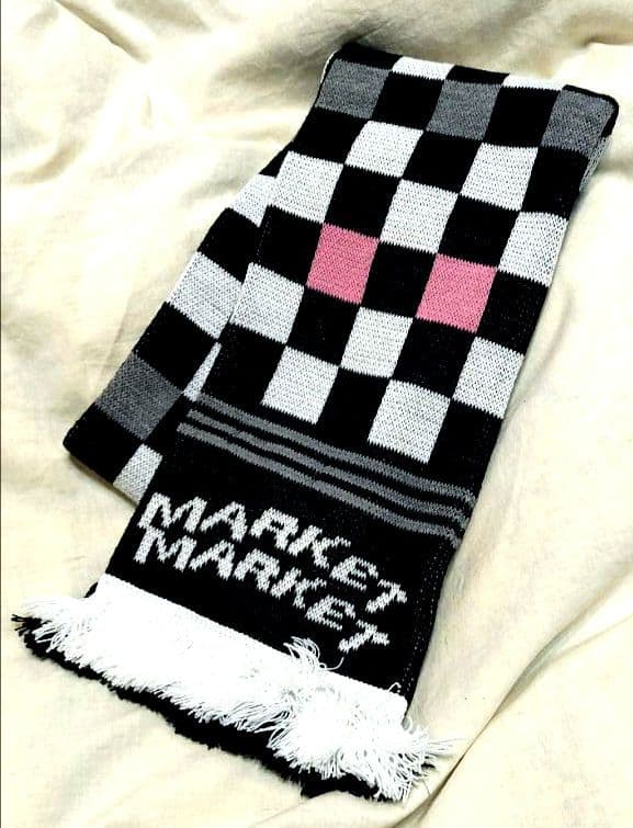 新品限定コムデギャルソンCOMME des GARÇONS チェッカー柄マフラー