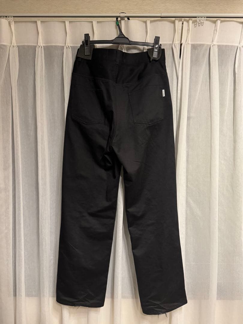 Work straight pants w/pierce（BLACK） M