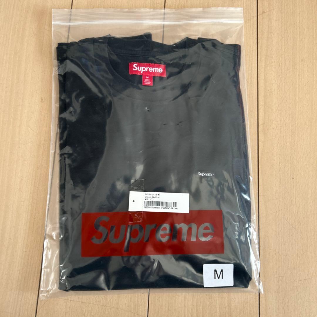 Supreme Small Box L/S Tee ブラック