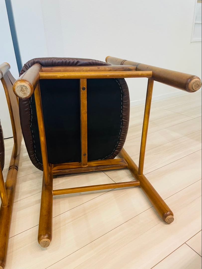 【カリモク】コロニアル　ダイニングチェア　椅子　2脚セット