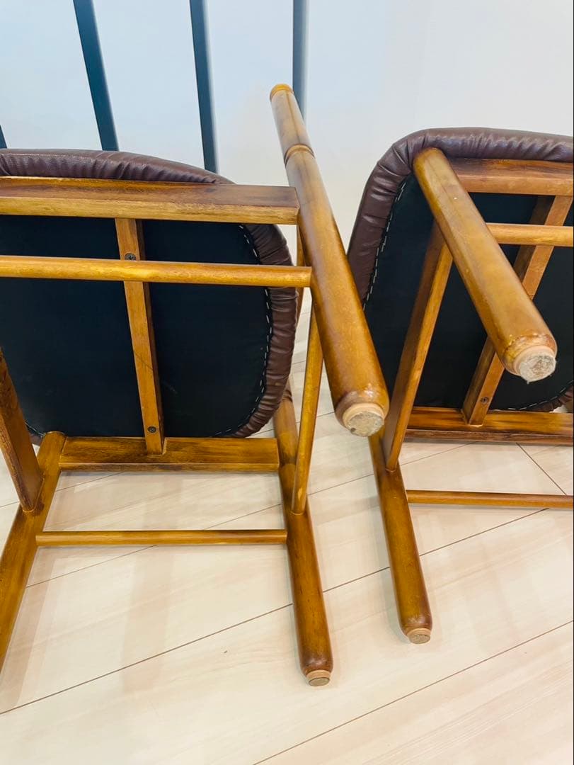 【カリモク】コロニアル　ダイニングチェア　椅子　2脚セット