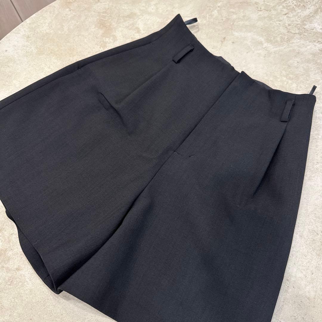 アナイ ストレッチウールキュロットパンツ