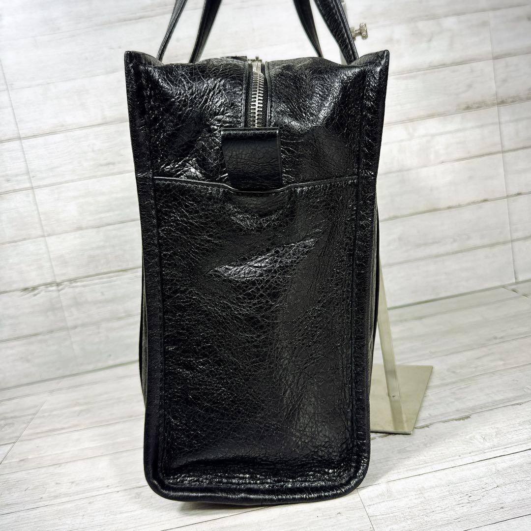 BALENCIAGA トート ショルダー 2way バザールショッパー 黒 S