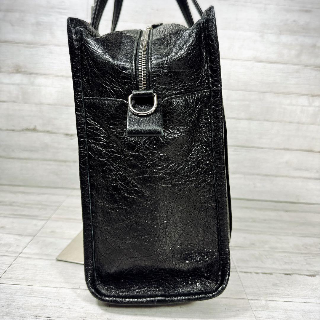 BALENCIAGA トート ショルダー 2way バザールショッパー 黒 S