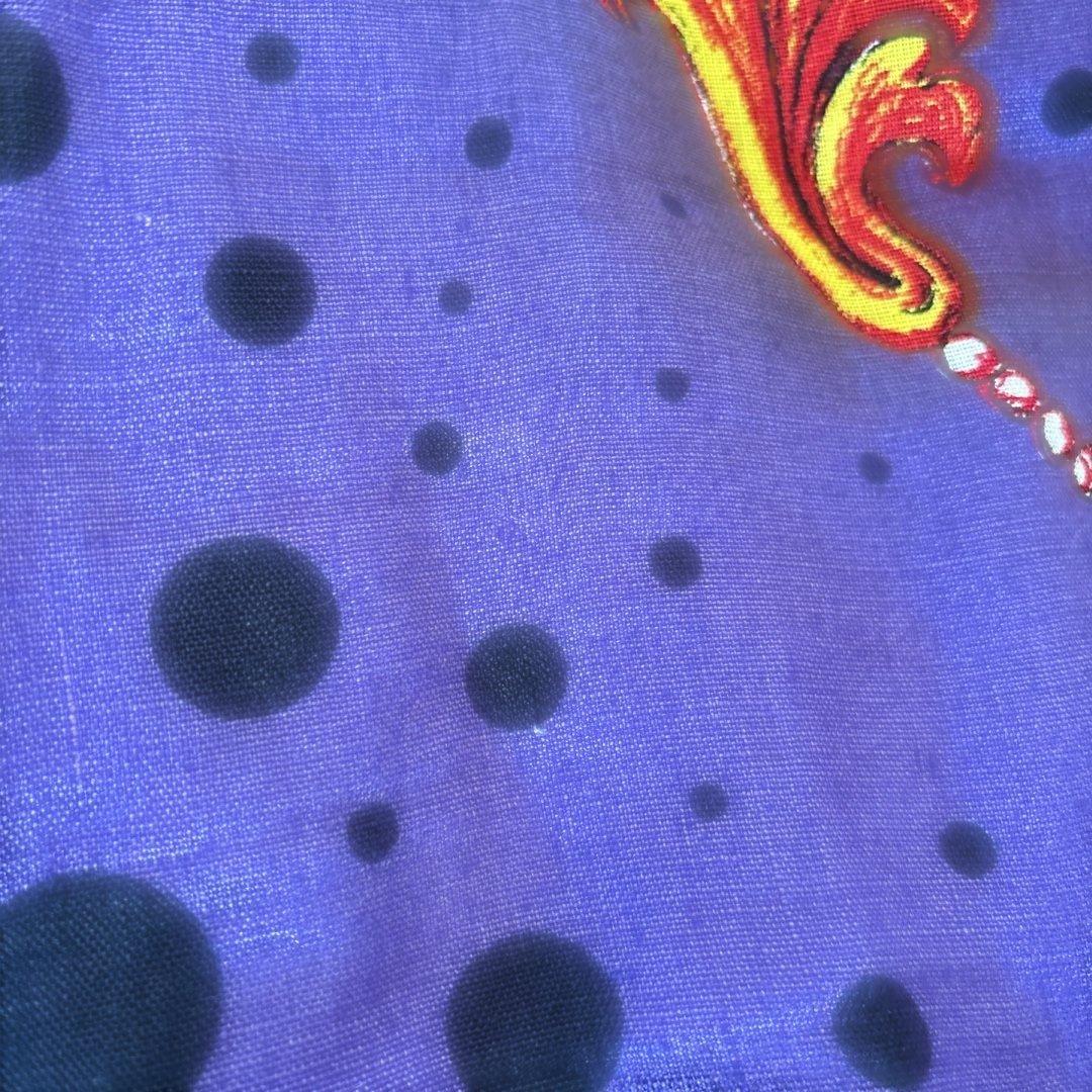 Gianni Versace 90s バロック柄 リネンパンツ 46