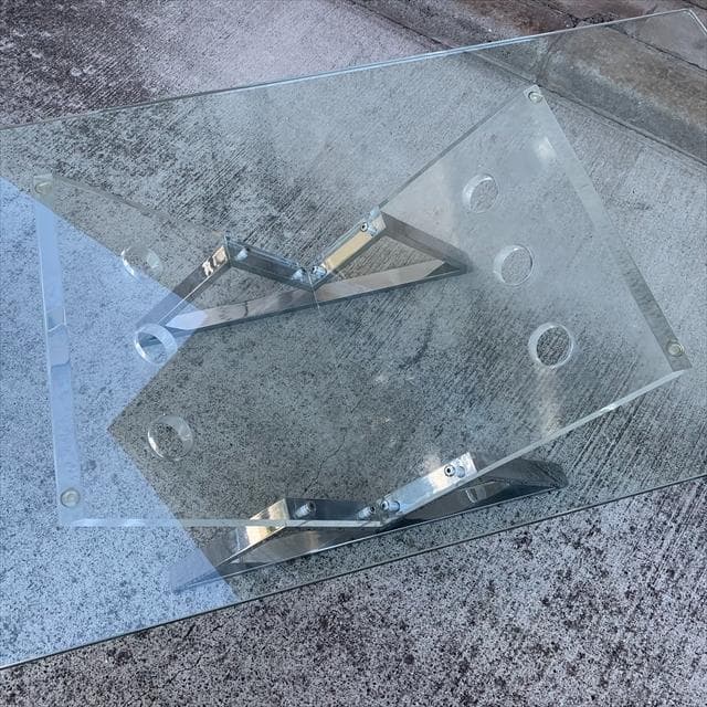 聖杯デザインベース｜ガラストップ｜センターテーブル/リビングテーブル｜