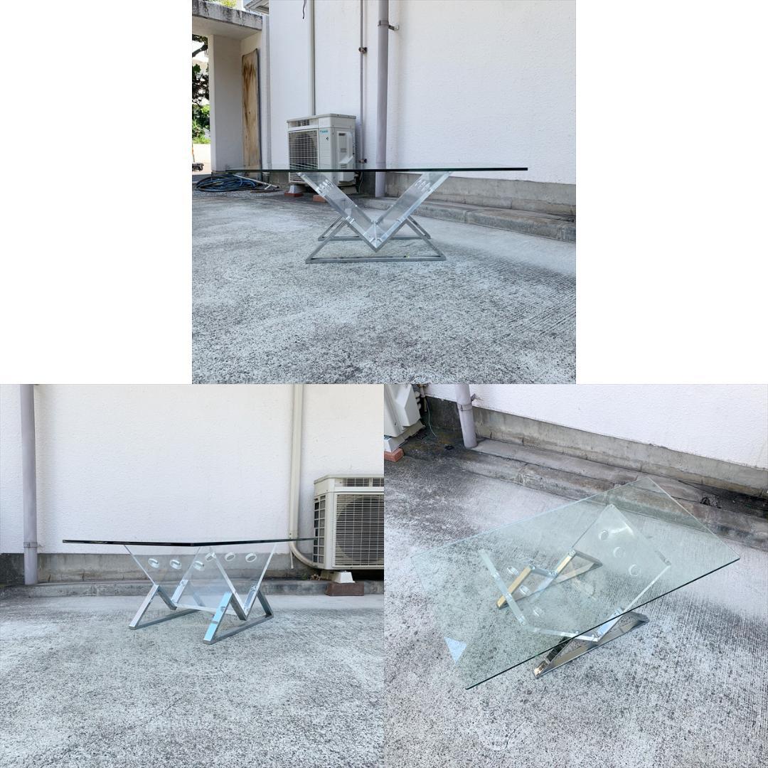 聖杯デザインベース｜ガラストップ｜センターテーブル/リビングテーブル｜