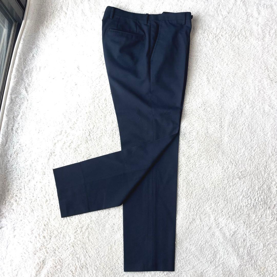 スーツセレクト スリーピース ネイビー ウール混合 スーツ 2つボタン スーツ