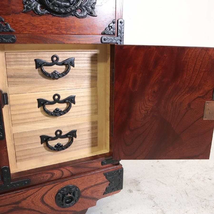 taishi 岩谷堂箪笥 NO.619 白鳥4号 II型 車付 車箪笥