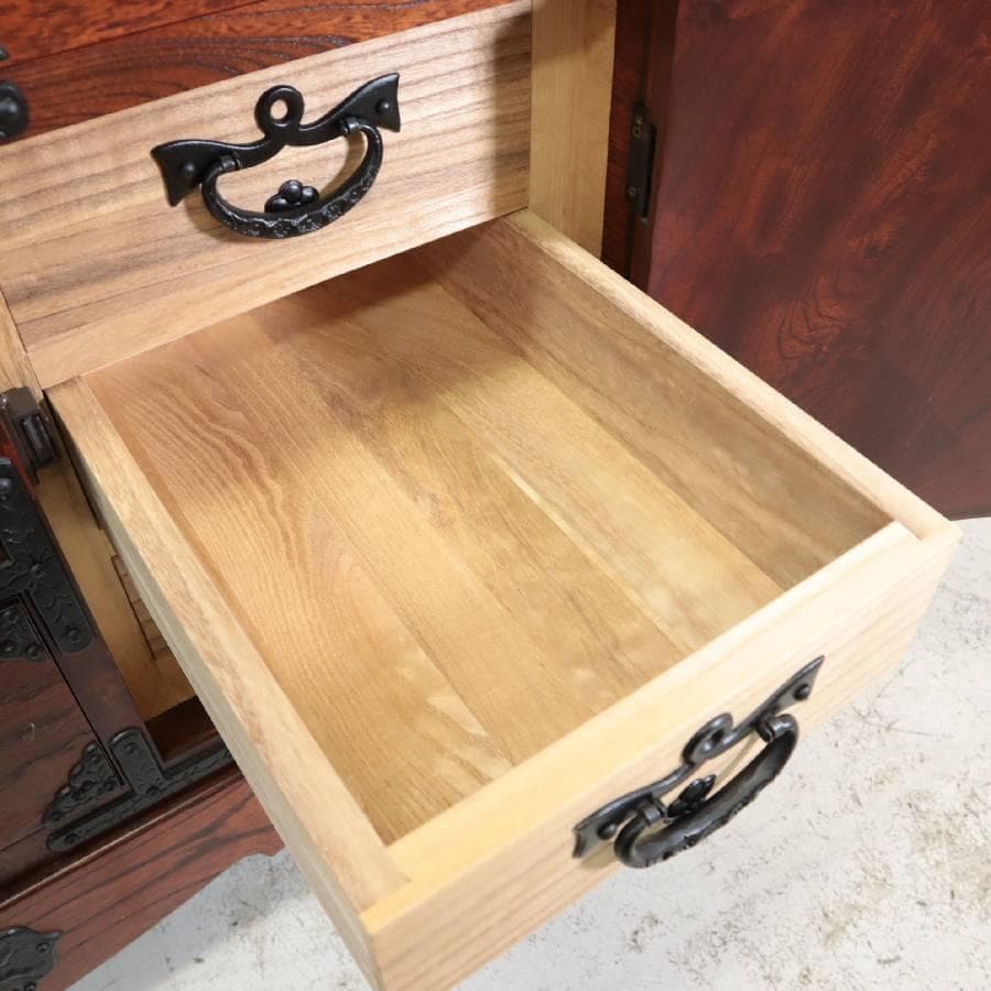 taishi 岩谷堂箪笥 NO.619 白鳥4号 II型 車付 車箪笥