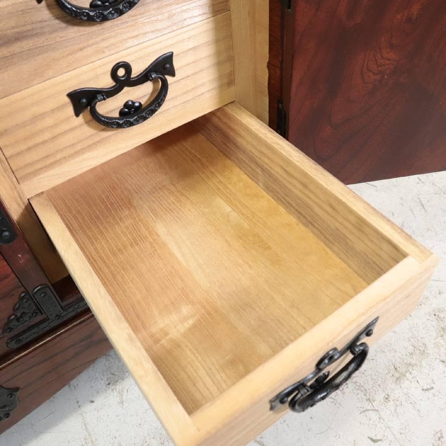 taishi 岩谷堂箪笥 NO.619 白鳥4号 II型 車付 車箪笥