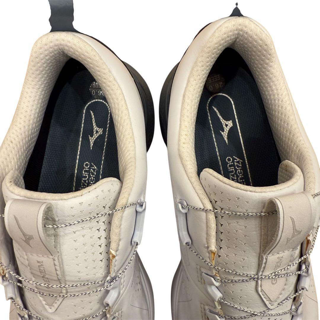 美品 ミズノ ゴルフシューズ ジェネム WG GTX ボアメンズ 26.0