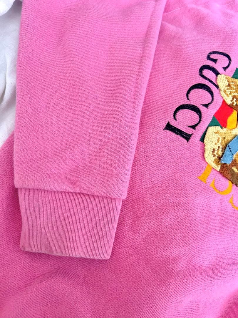 GUCCI ピンク テディベア トレーナー