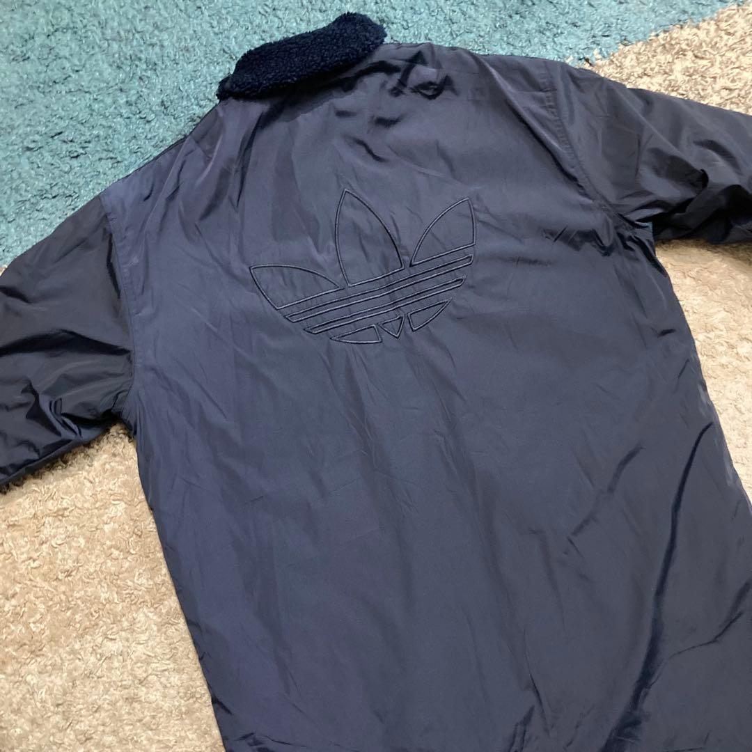 極美品　adidas　ボア　ロングコート　リバーシブル　男女兼用