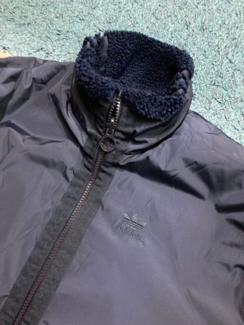 極美品　adidas　ボア　ロングコート　リバーシブル　男女兼用