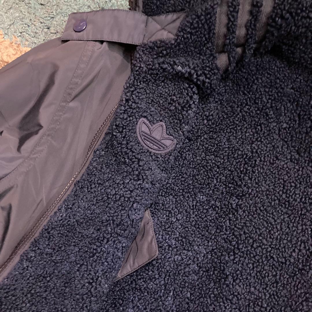 極美品　adidas　ボア　ロングコート　リバーシブル　男女兼用