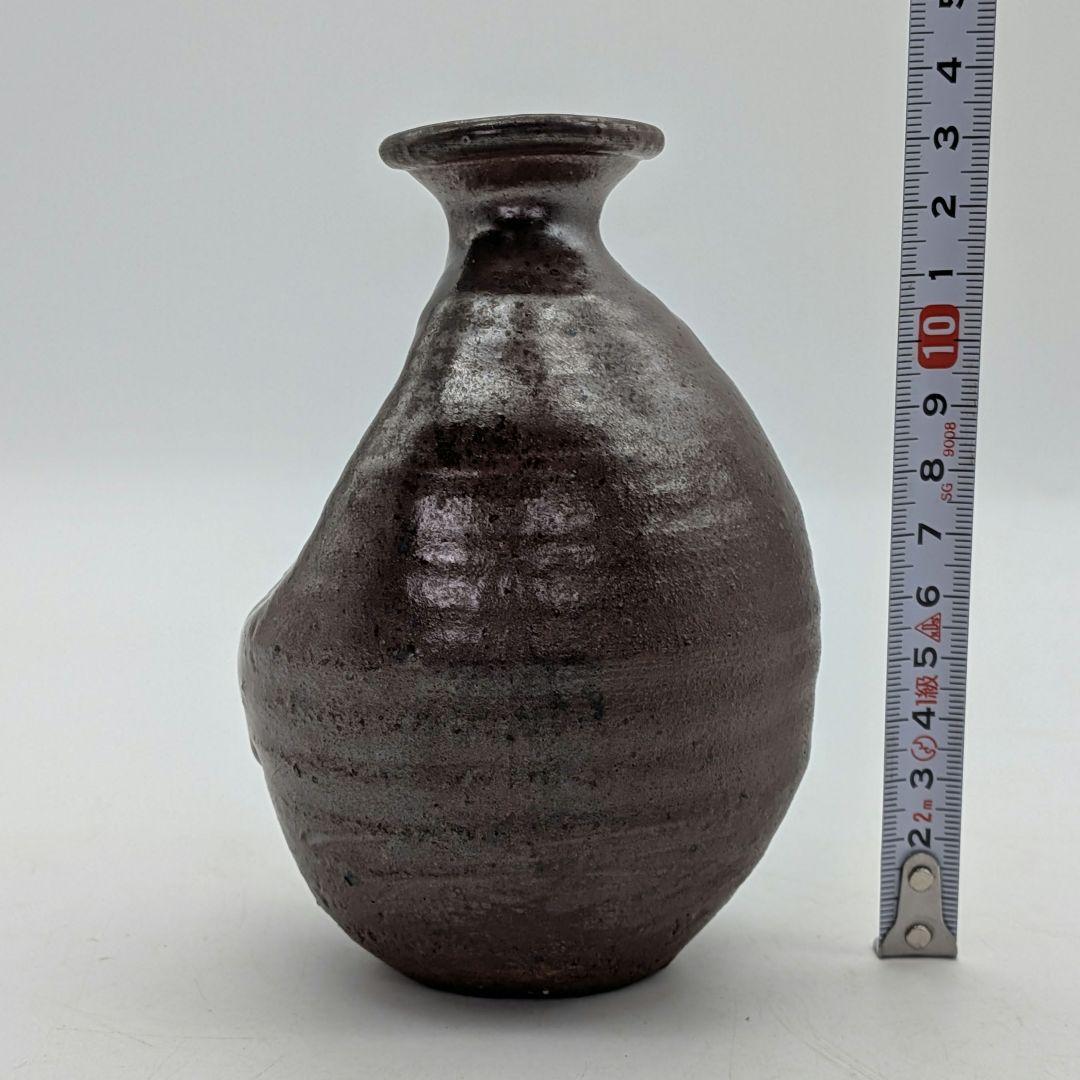 備前市無形文化財 木村玉舟 備前焼 徳利 共箱 酒器 食器 とっくり 伊部手