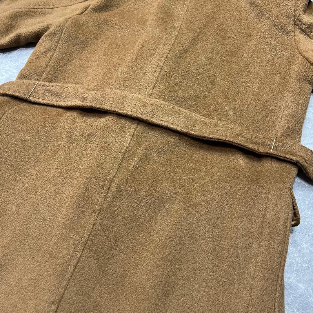 美品♡マックスマーラ　カシミヤ　ベルテッドコート　ロング　女優襟　キャメル　L