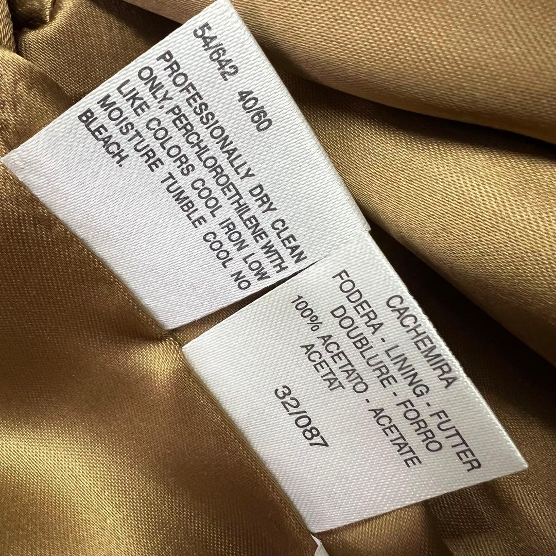 美品♡マックスマーラ　カシミヤ　ベルテッドコート　ロング　女優襟　キャメル　L