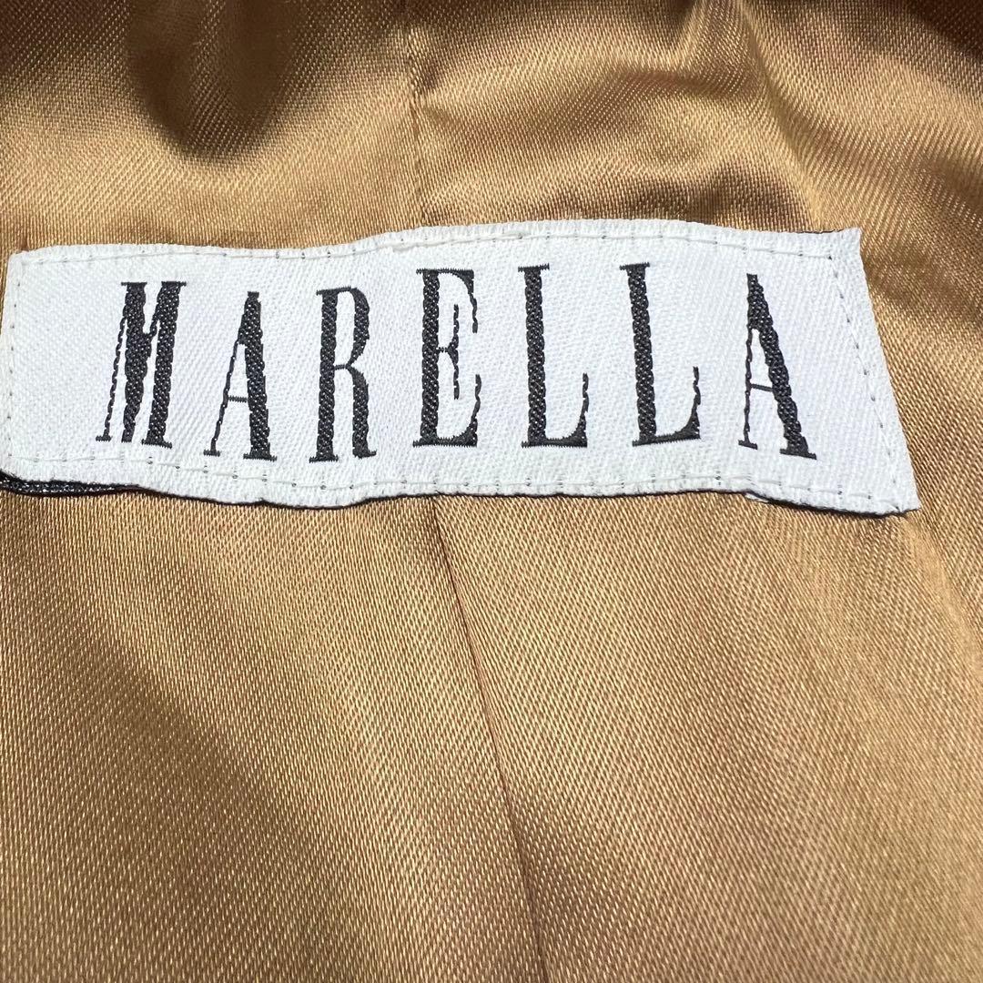 美品♡マックスマーラ　カシミヤ　ベルテッドコート　ロング　女優襟　キャメル　L