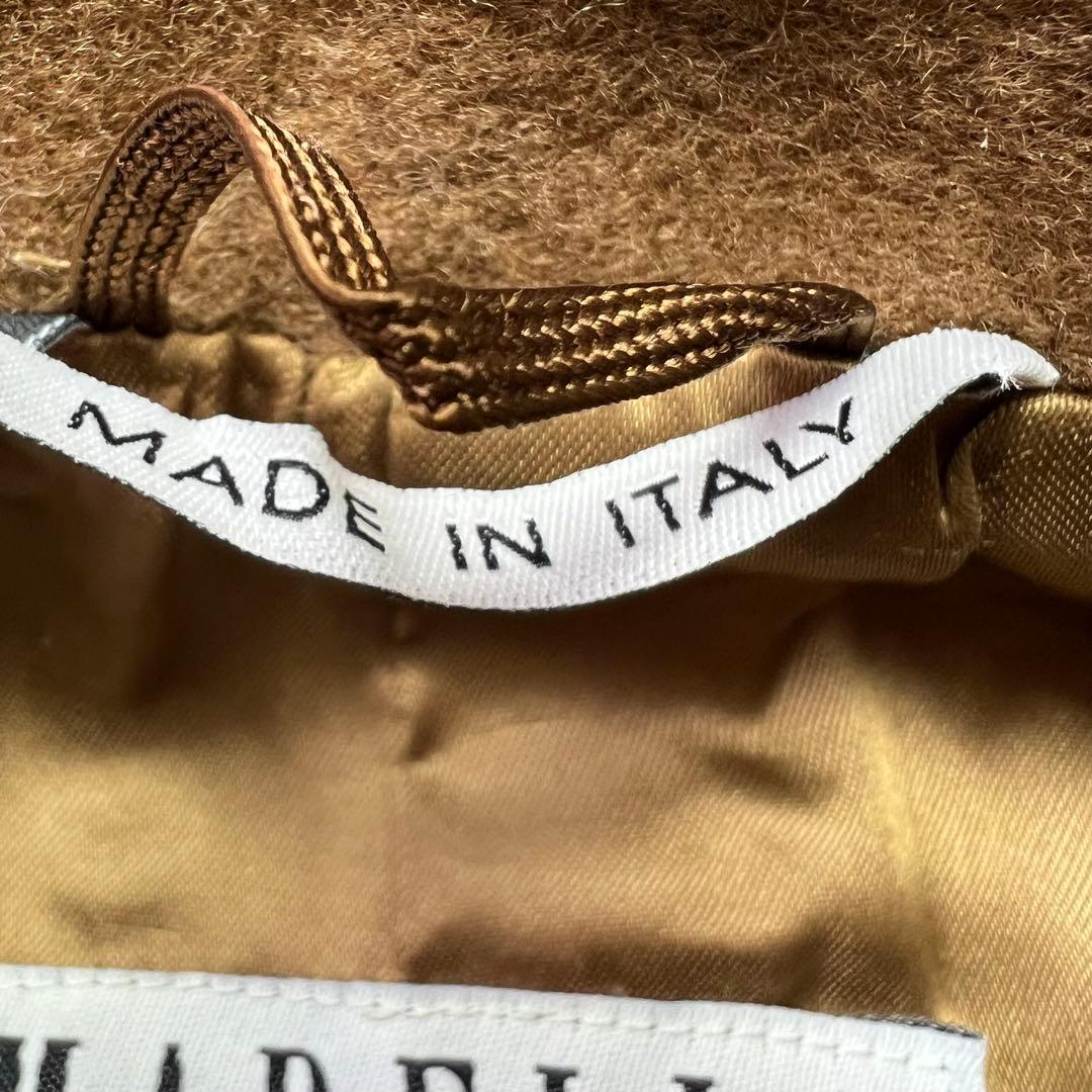 美品♡マックスマーラ　カシミヤ　ベルテッドコート　ロング　女優襟　キャメル　L