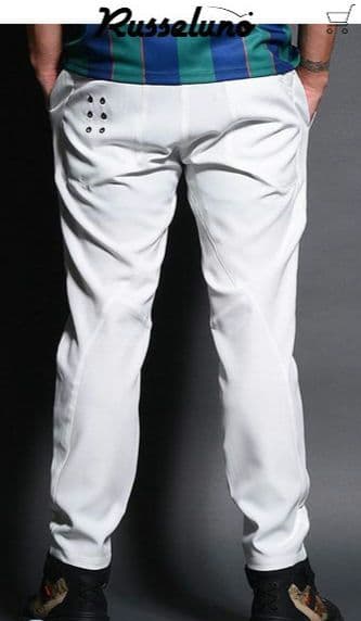 Russeluno 3Dポケットロングパンツ ホワイト　サイズ７