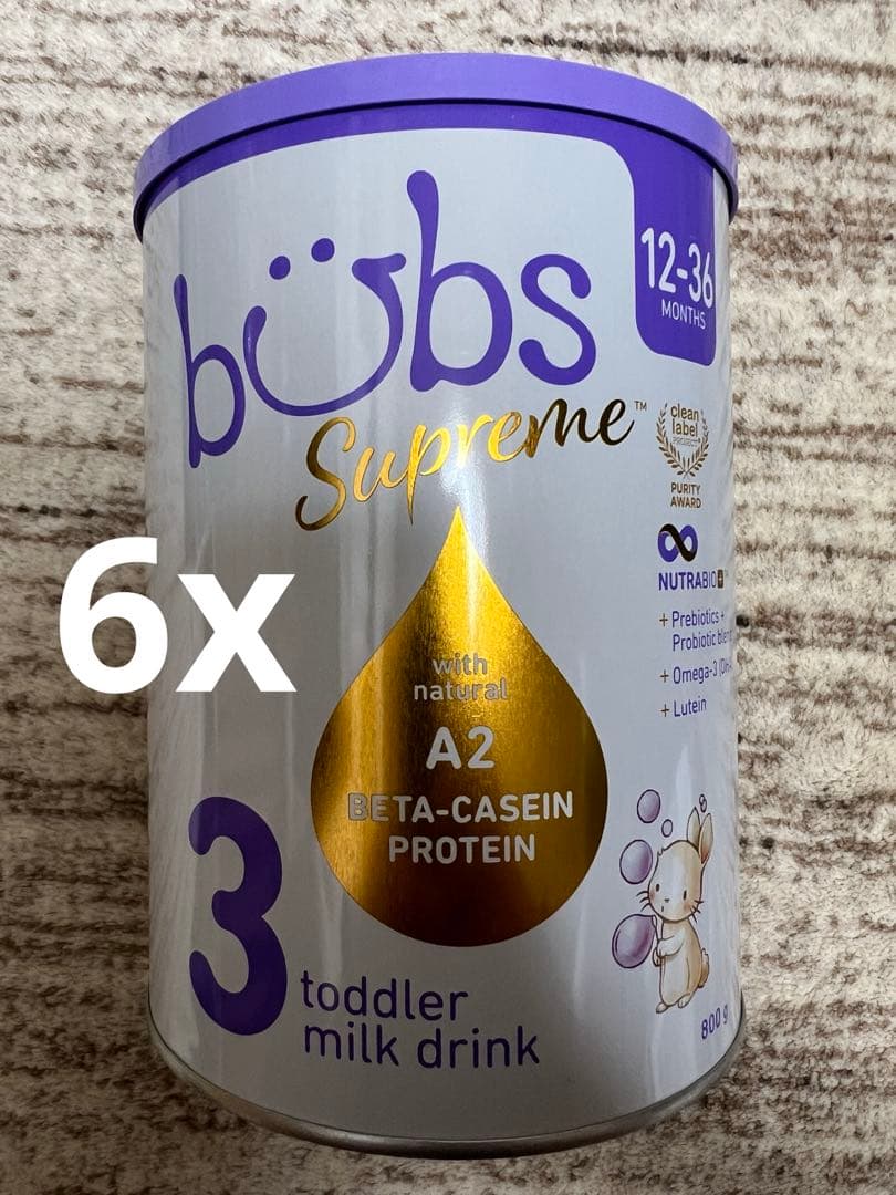 bubs バブズ 粉ミルク 6缶セット