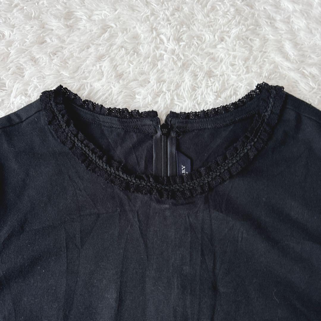 バーバリー ワンピース キッズ用 160 ノバチェック フリル アシンメトリ 花