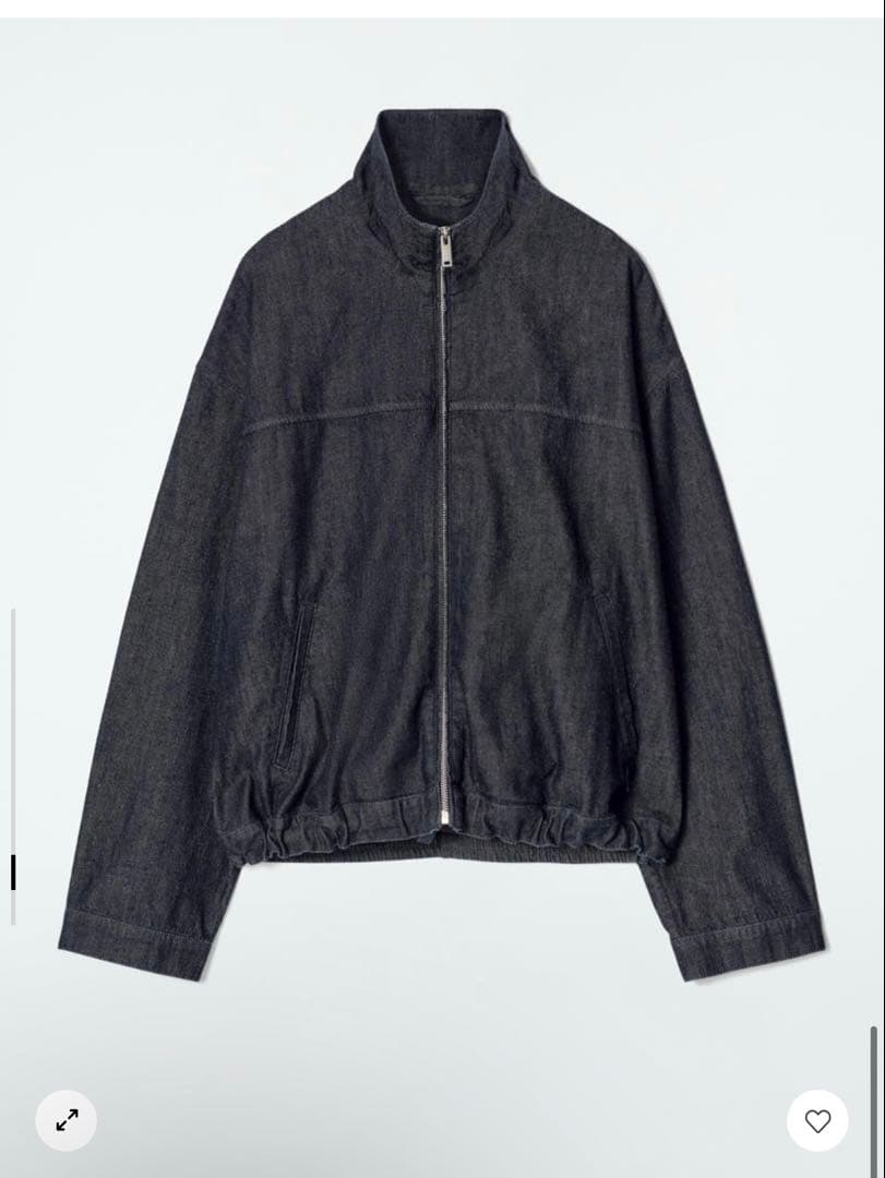 cos 25ss オーバーサイズデニムボンバージャケット