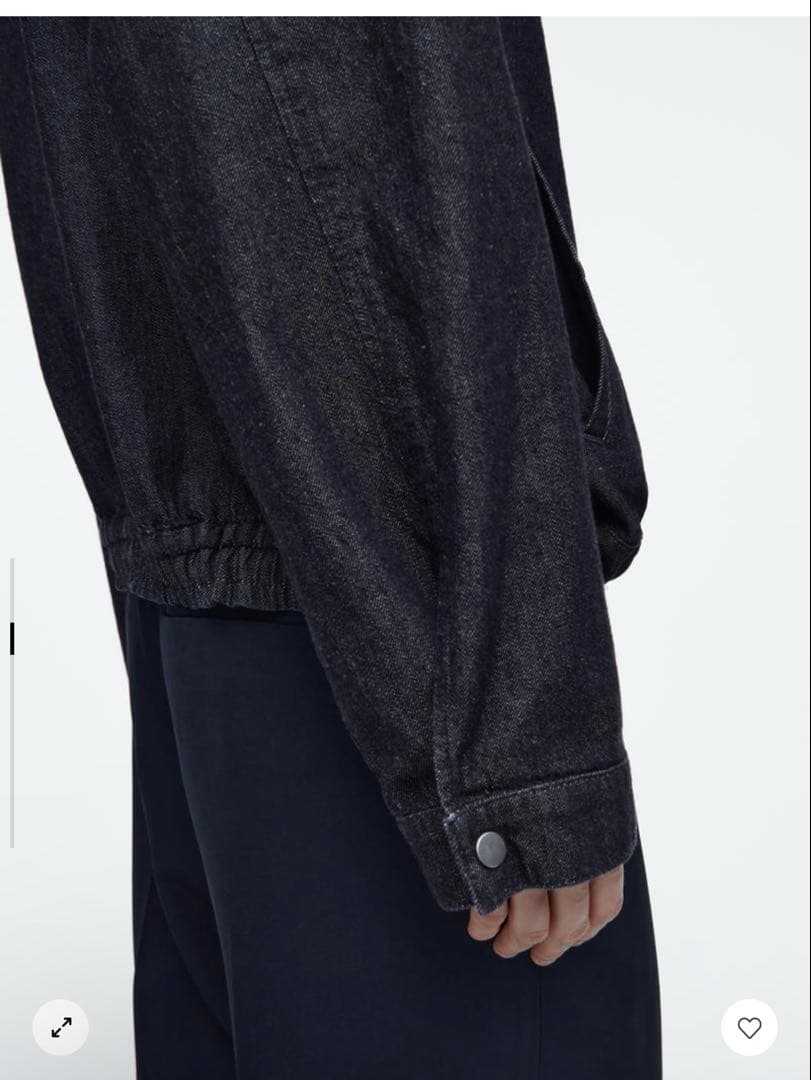 cos 25ss オーバーサイズデニムボンバージャケット