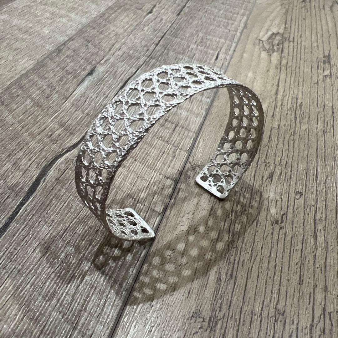 MAISON RUBUS レースバングル シルバー silver